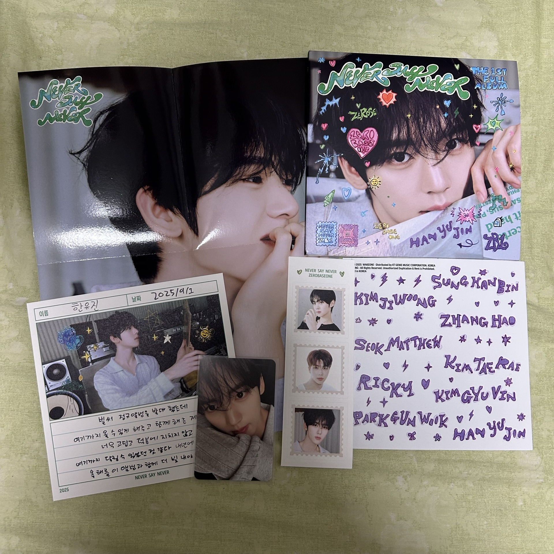 ZB1 正規一維辰 配套單封