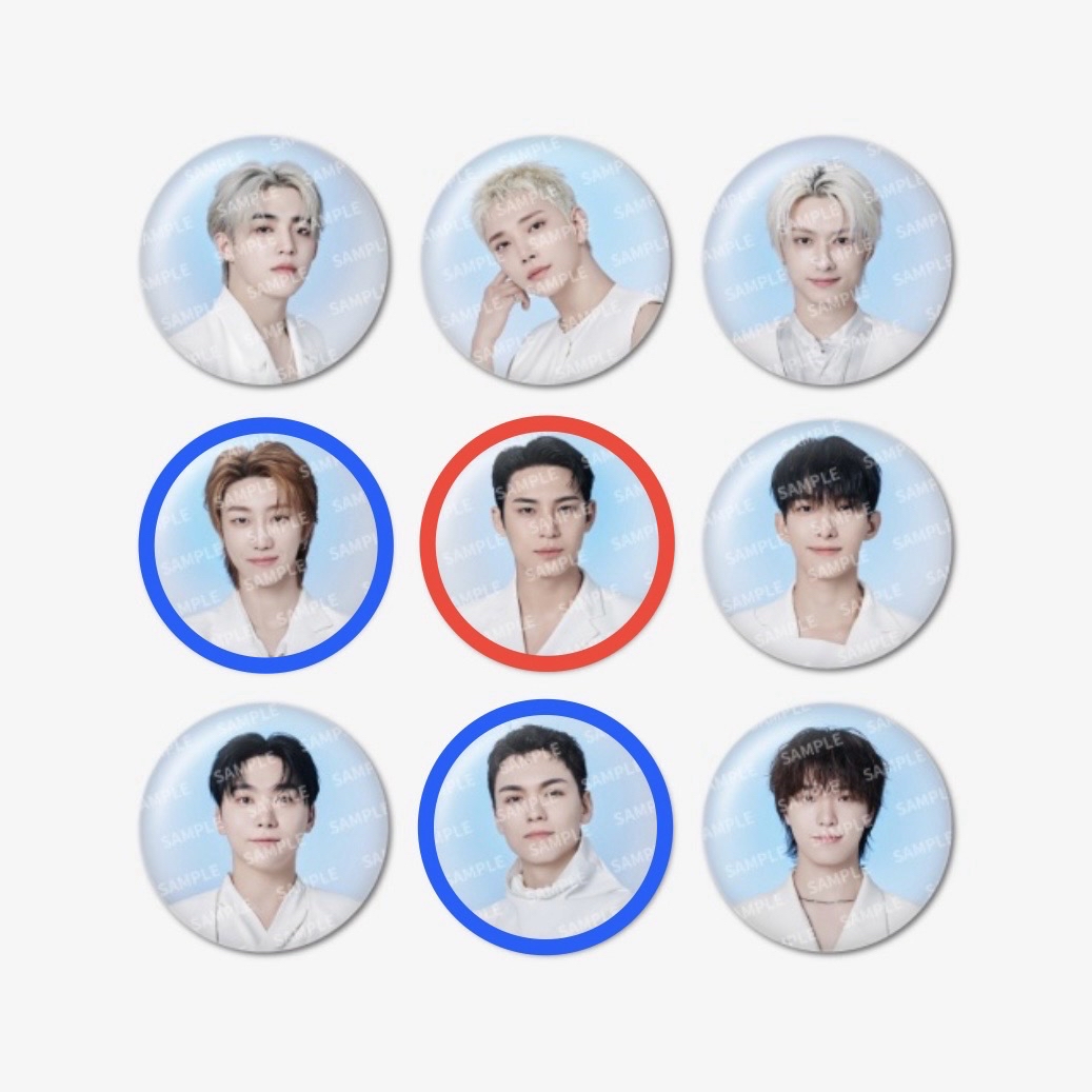 Seventeen NEW巡徽章 金珉奎 崔瀚率