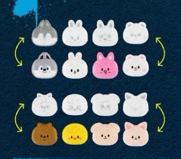 快閃店 現貨 雪貂 雙面化妝包