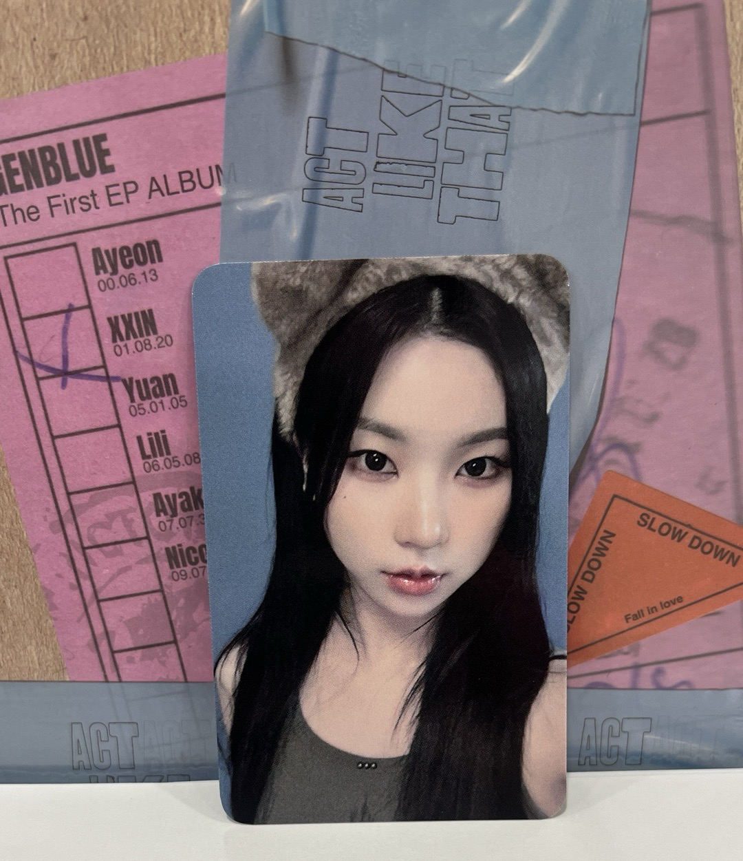 1st EP Album - ACT LIKE THAT el 2.0 線上 簽售卡 곰돌이 ver.+1專