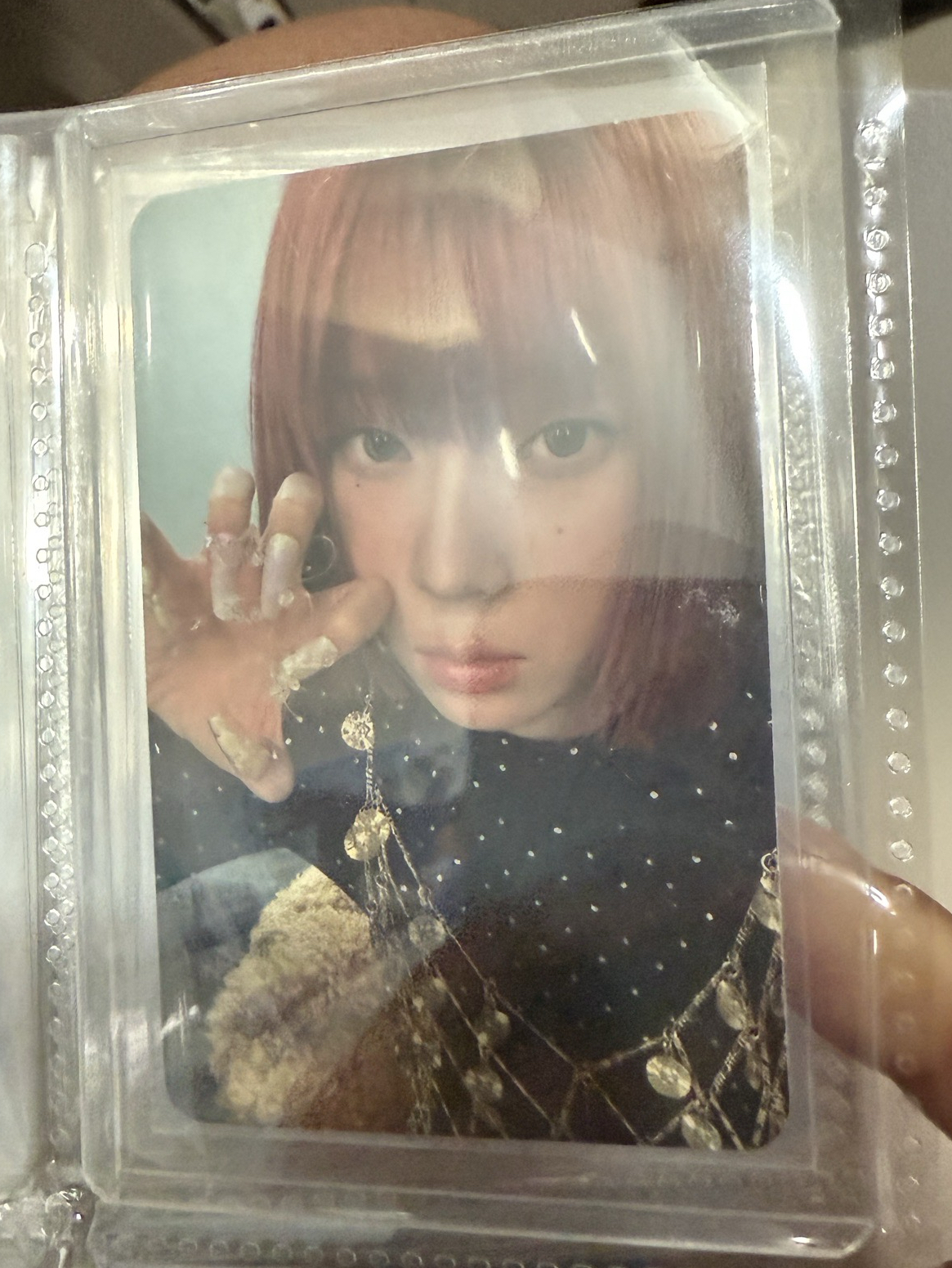 aespa 紅髮冬 whiplash speed 專卡