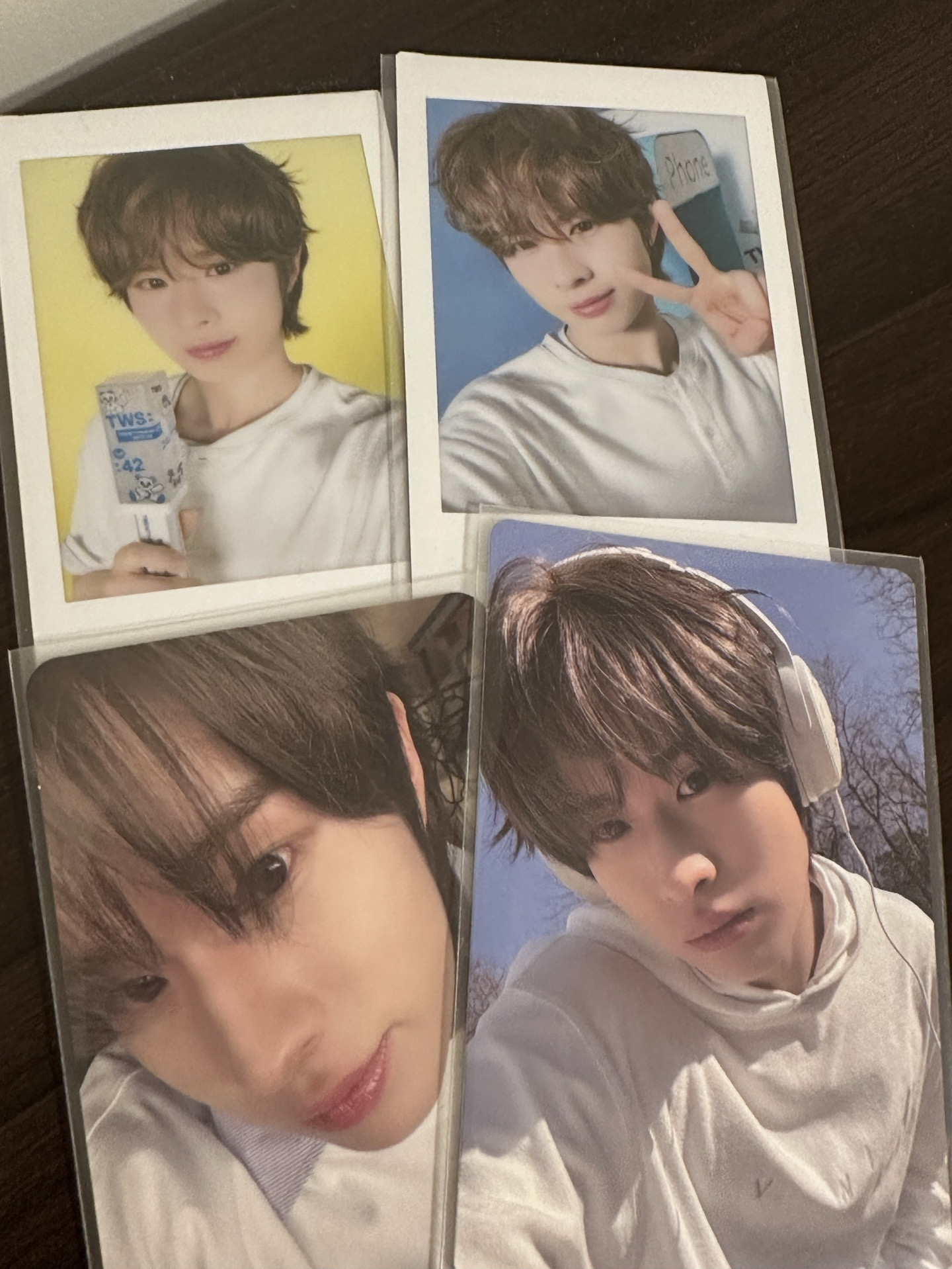 炅憫小卡*2+拍立得*2