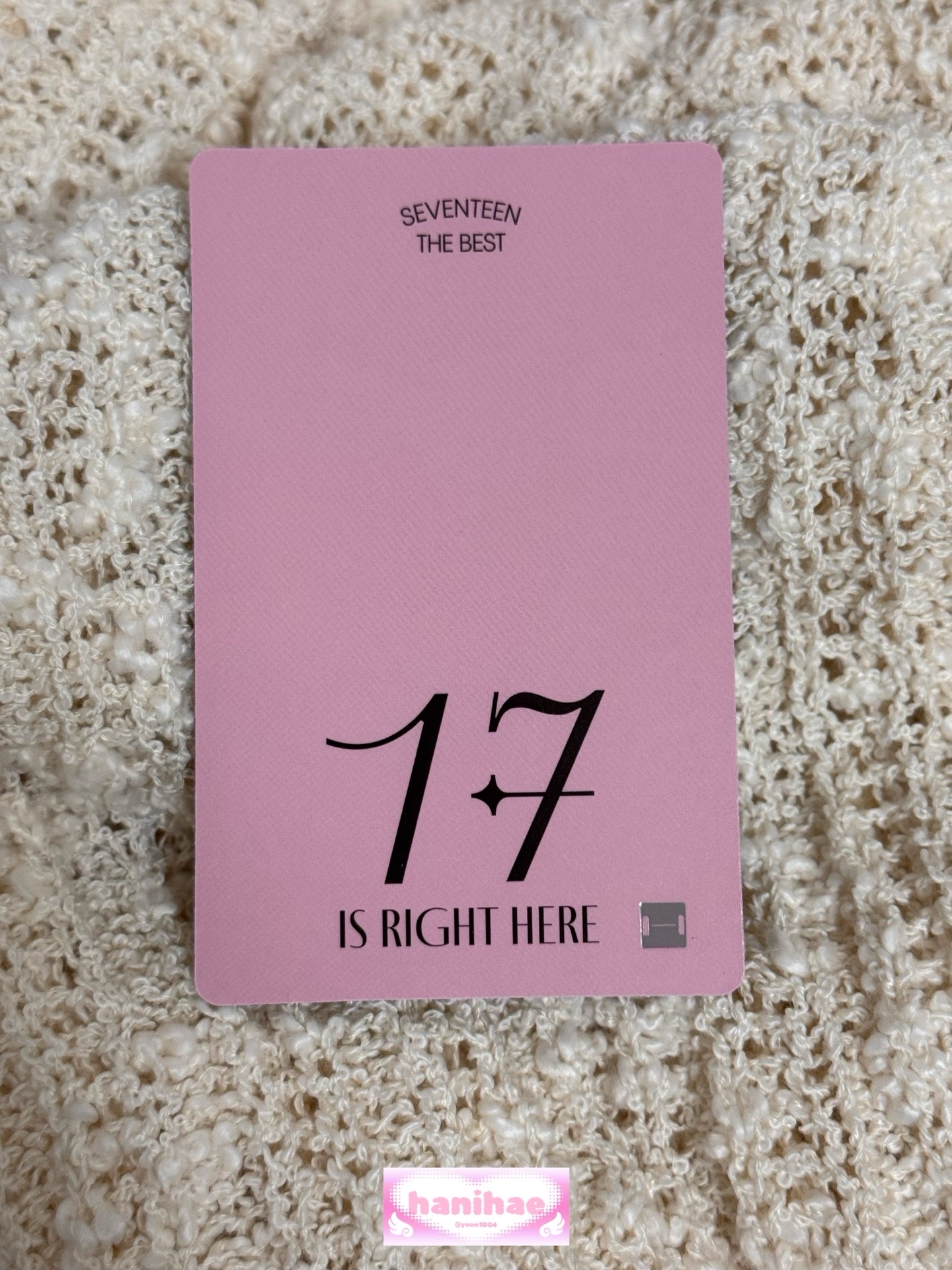 THE8 小八 Wvs感謝祭 特典卡