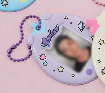 麥梯子 傘證件照吊飾（含證件照）