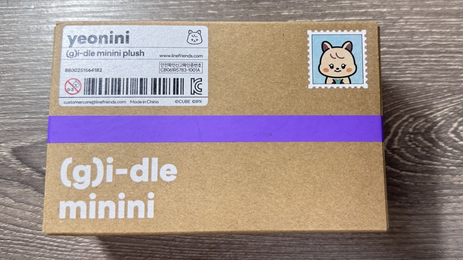 i-dle 麵快閃店盒娃全新未拆