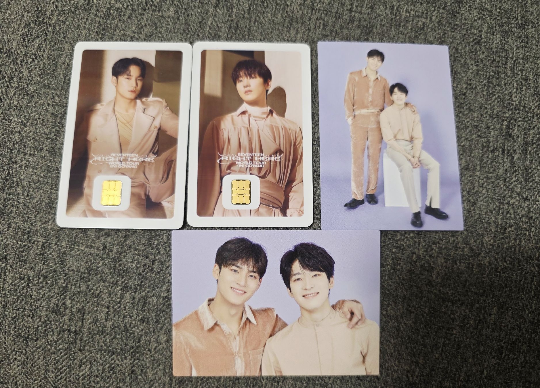 珉佑雙人卡盤+交通卡
