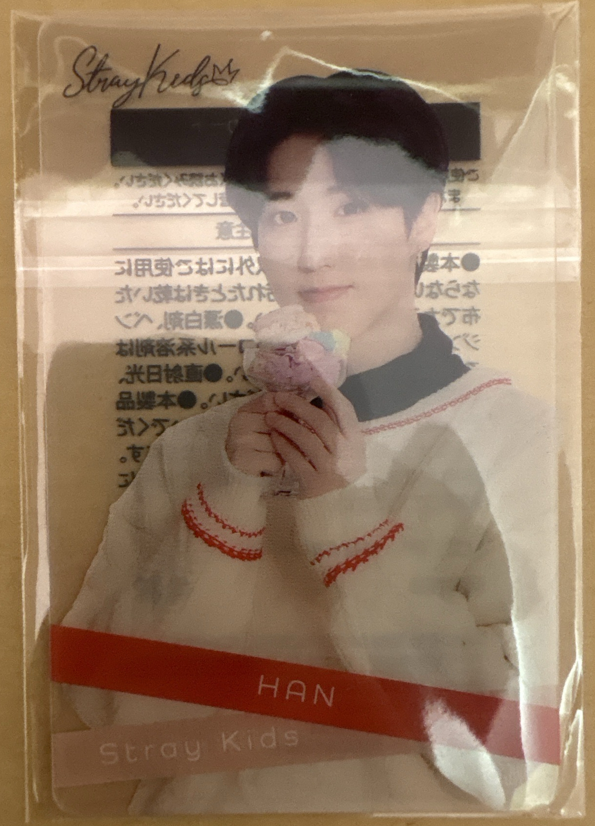 Stray kids 韓知城 FamilyMart 代言卡 
