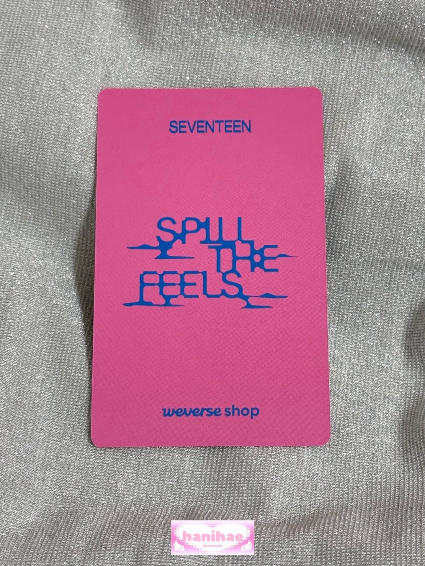 Joshua 知秀 mini12 迷12 Wvs特典卡