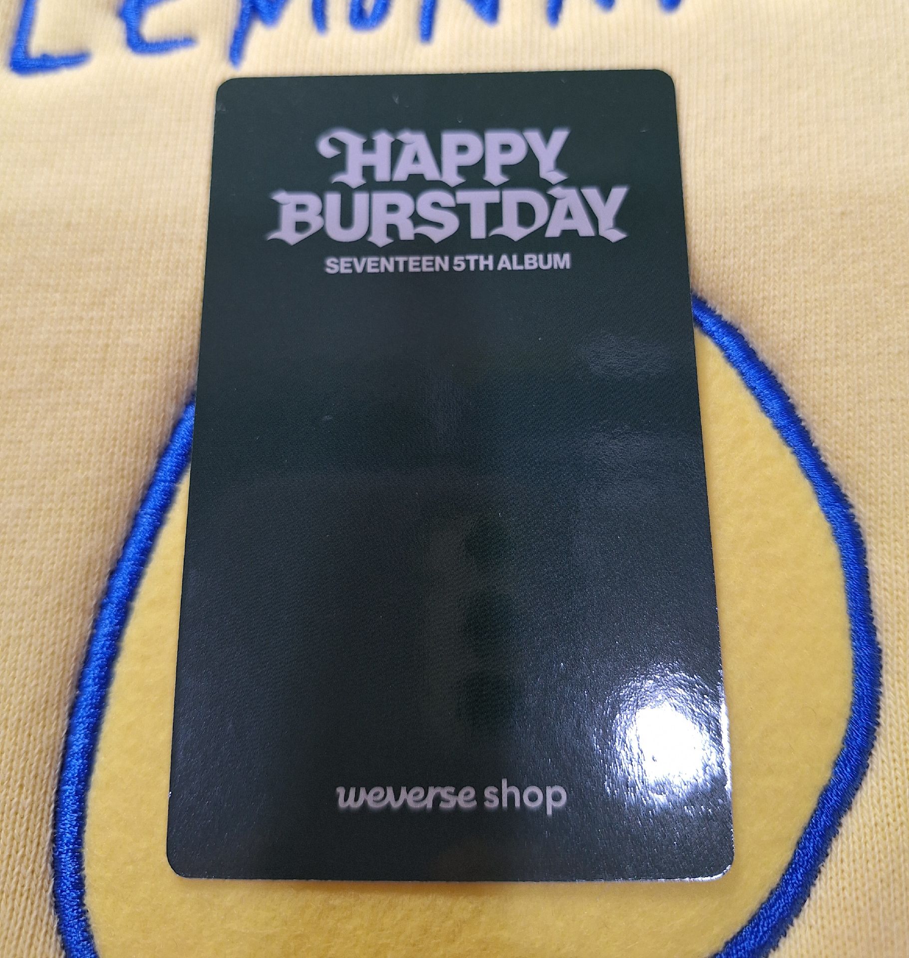 HAPPY BURSTDAY hoshi