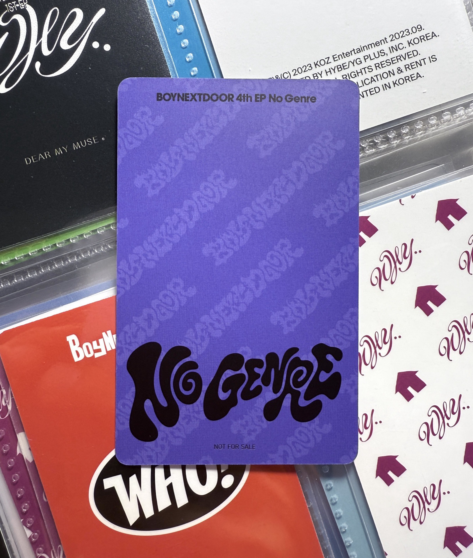 ❇️ No Genre 環球單封卡 李常赫