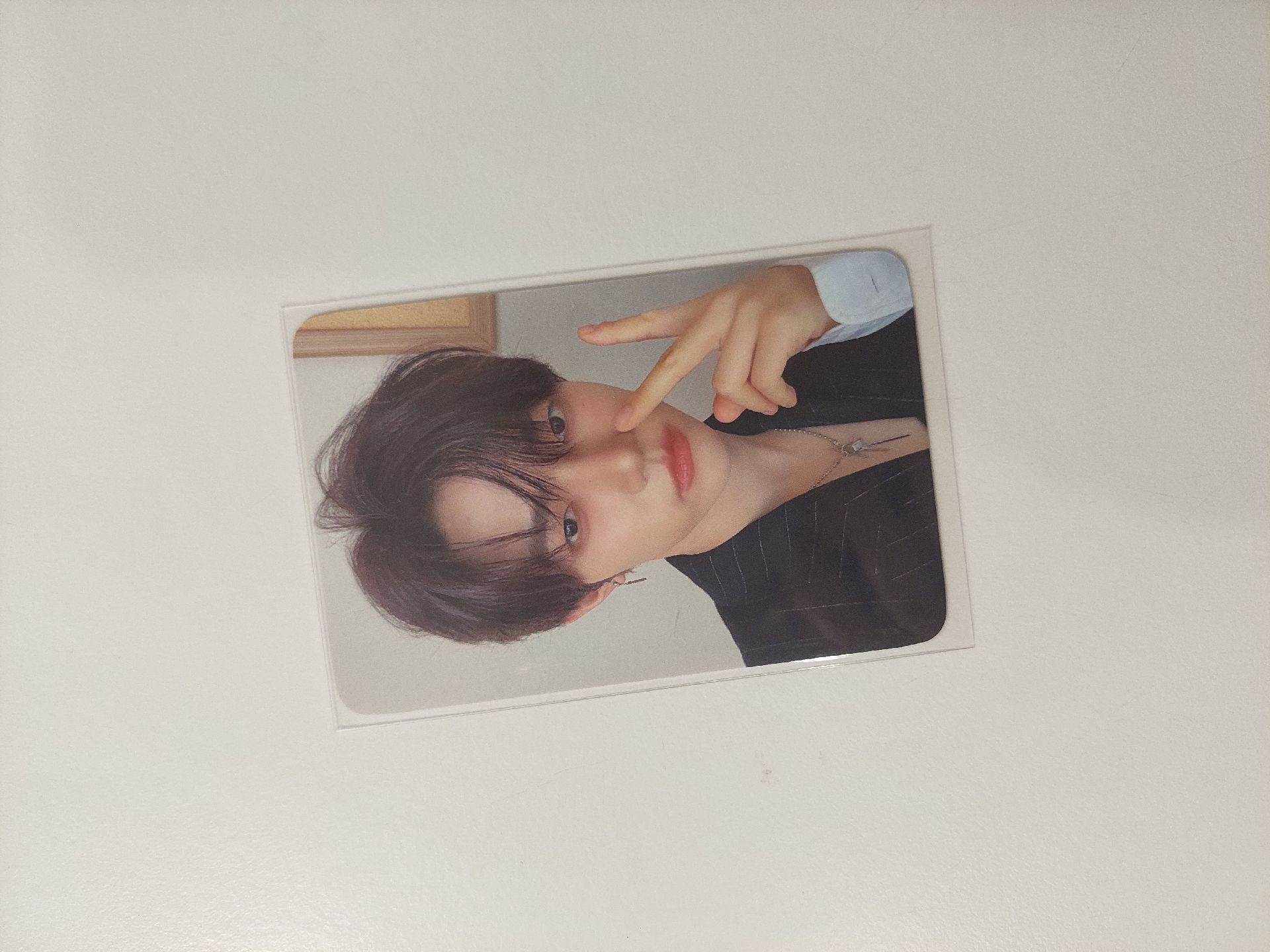 不知道擺什麼比個耶