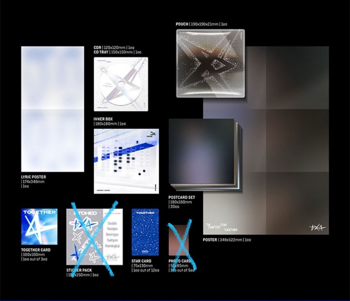 TXT 正規四 Etched ver. 空專