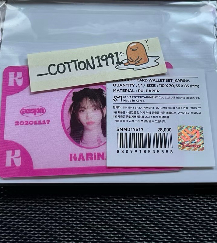 現貨 🇹🇼 aespa ctmi 快閃店 卡夾組 小卡組 Karina