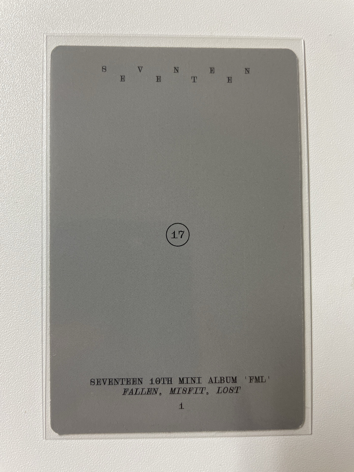 迷10 FML 克拉盤 隨機卡-玟奎