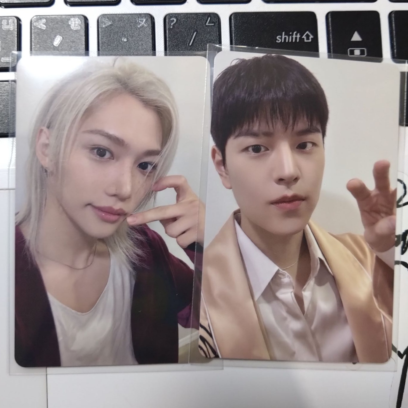 Straykids 日周線上滿額卡 浴袍卡 菲玟 日文卡背