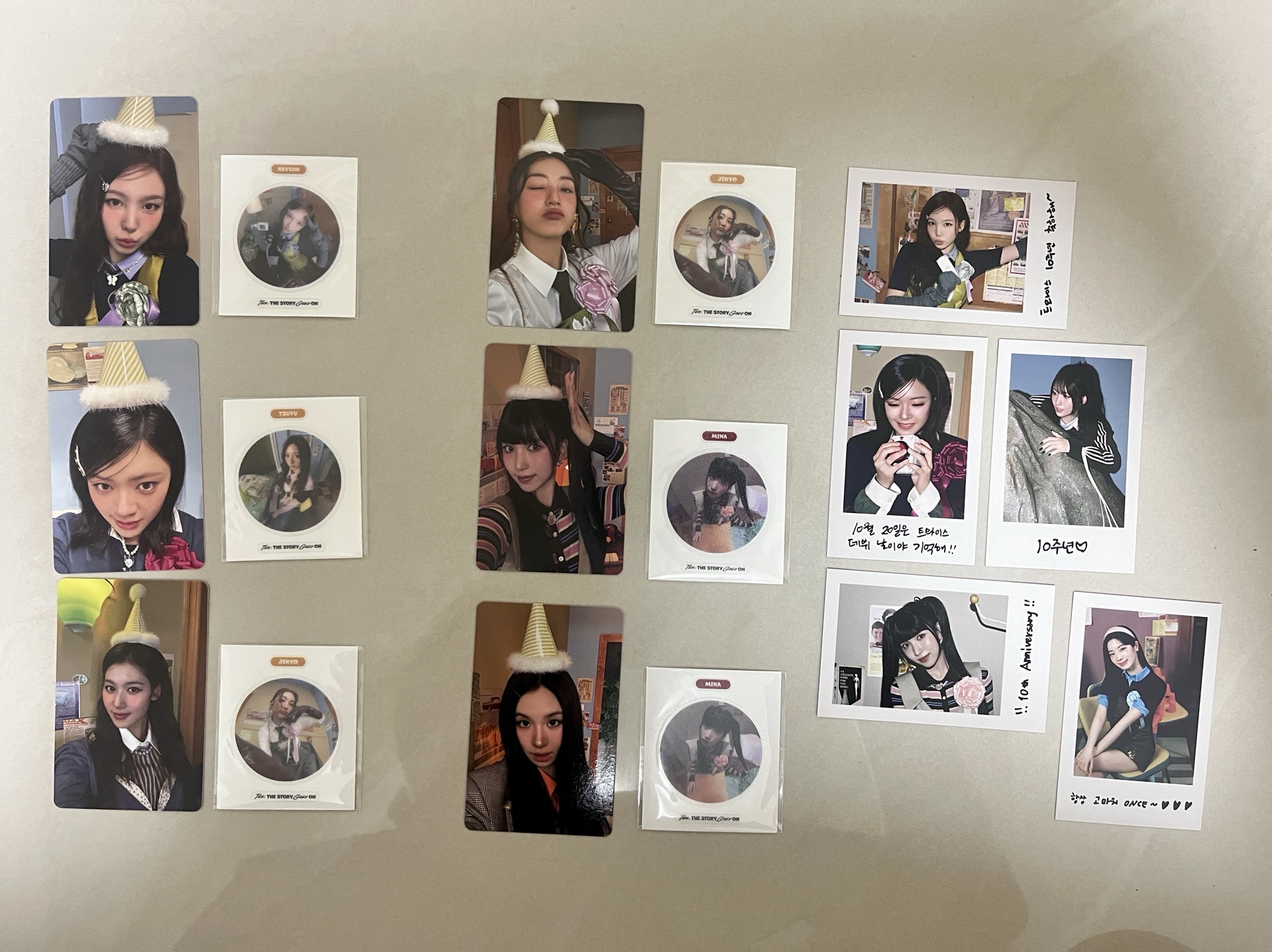 TWICE THE:THE STORY GOES ON Party Lovely版 小卡 拍立得
