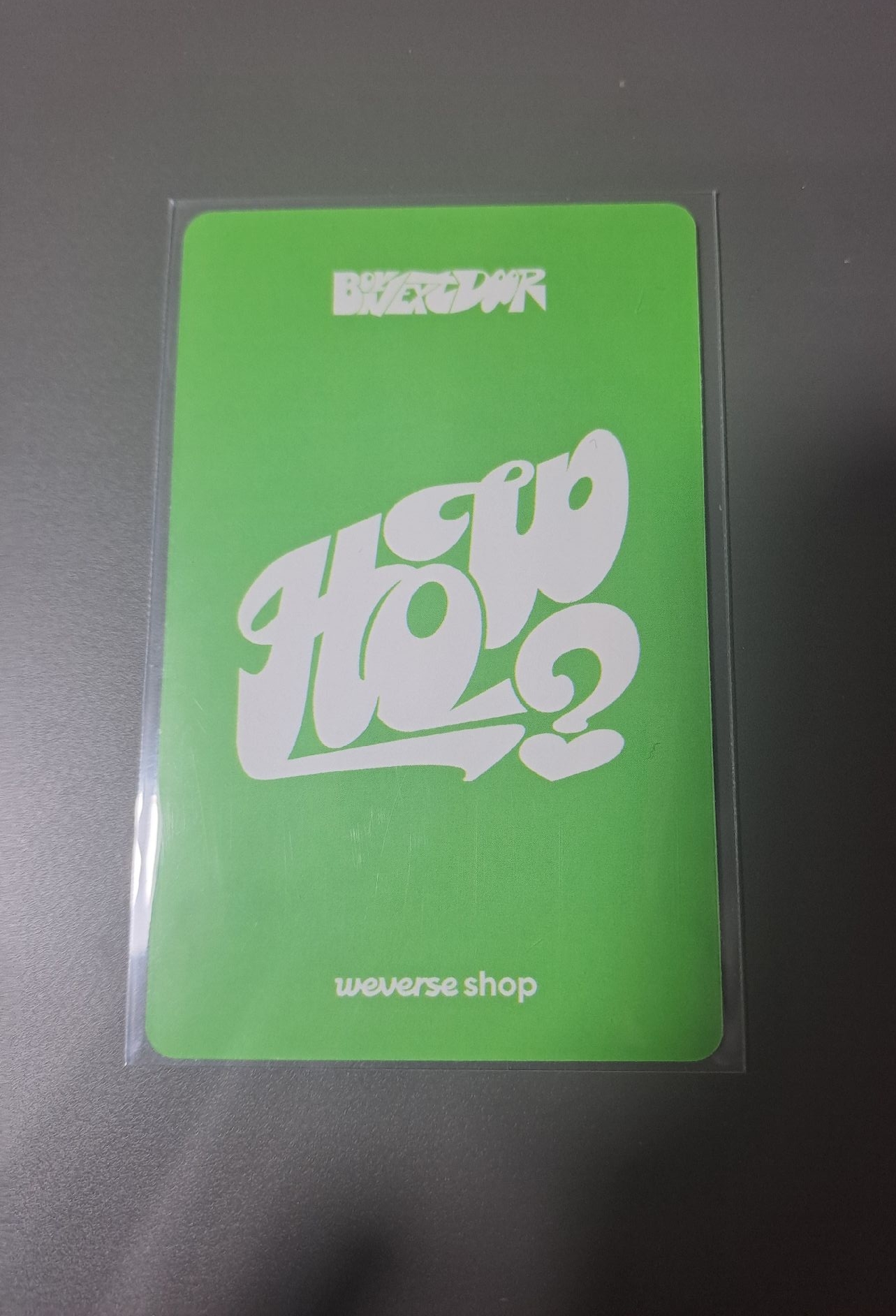 How 特典卡-明宰鉉