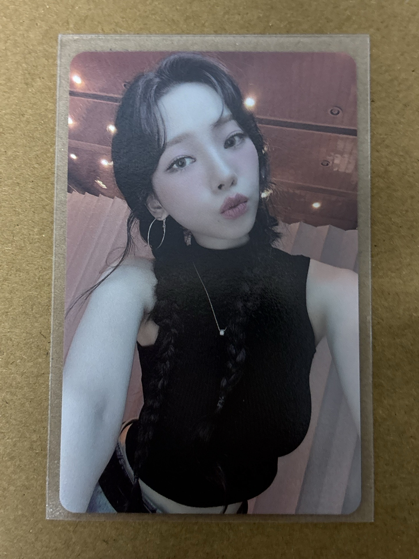 aespa Karina 柚子 正規一 kms 簽售卡 上海簽售柚