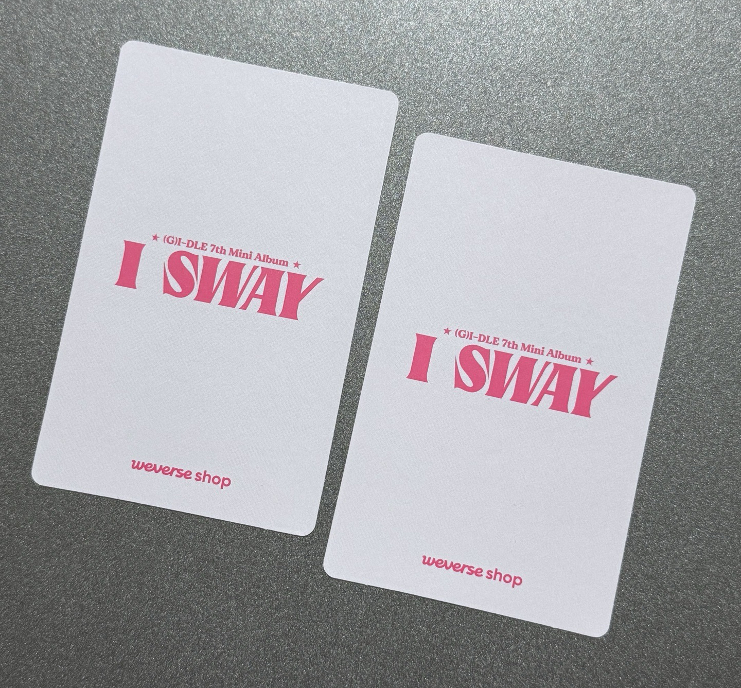 I-dle 迷七 wvs預售