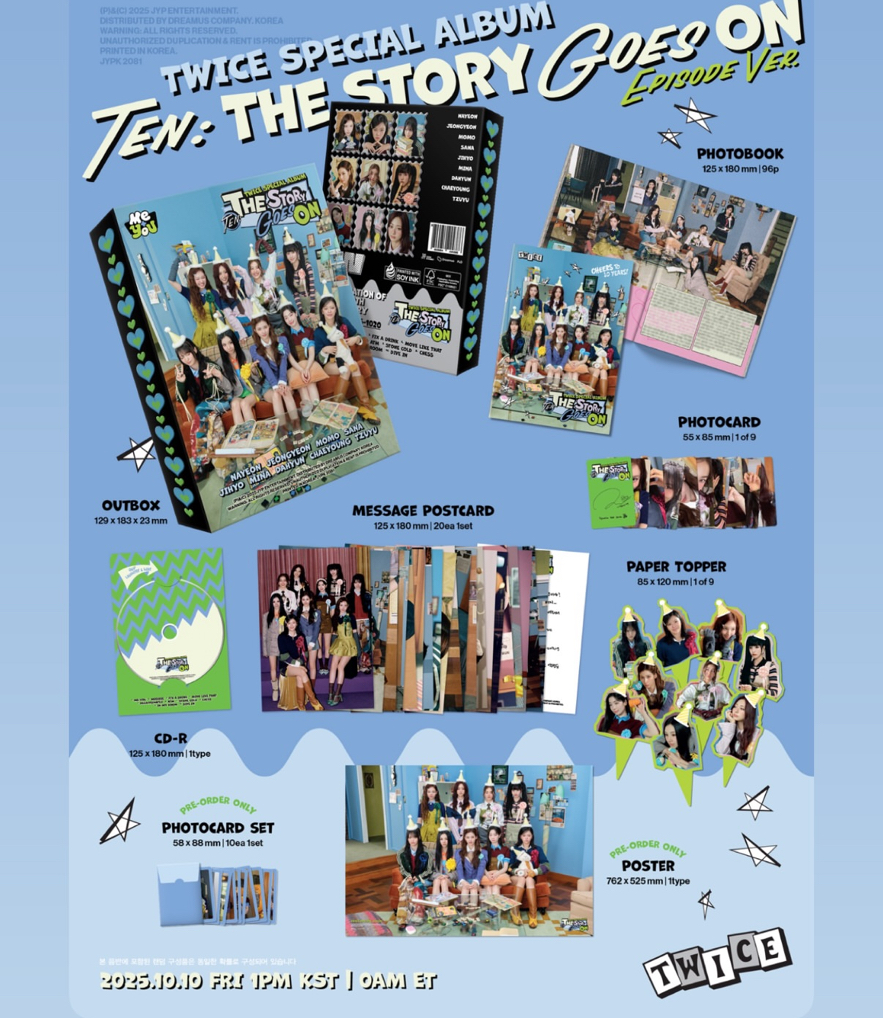 TWICE十週年團封空專