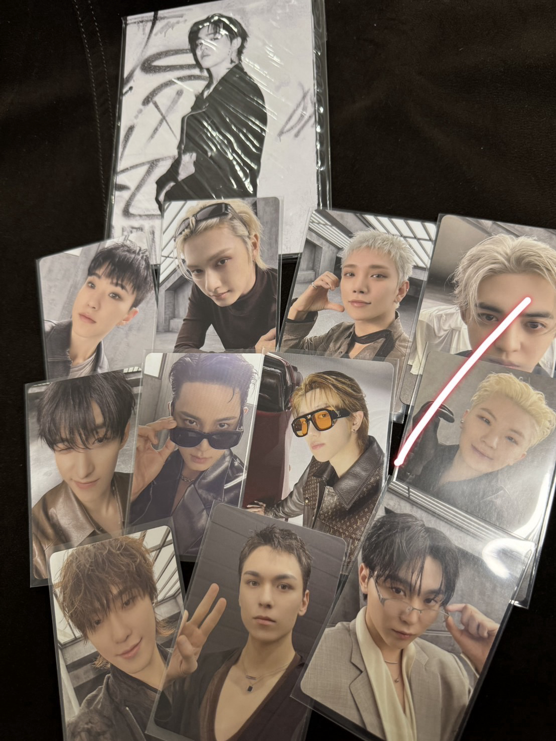 seventeen 黑膠小卡明信片（無哲勳）