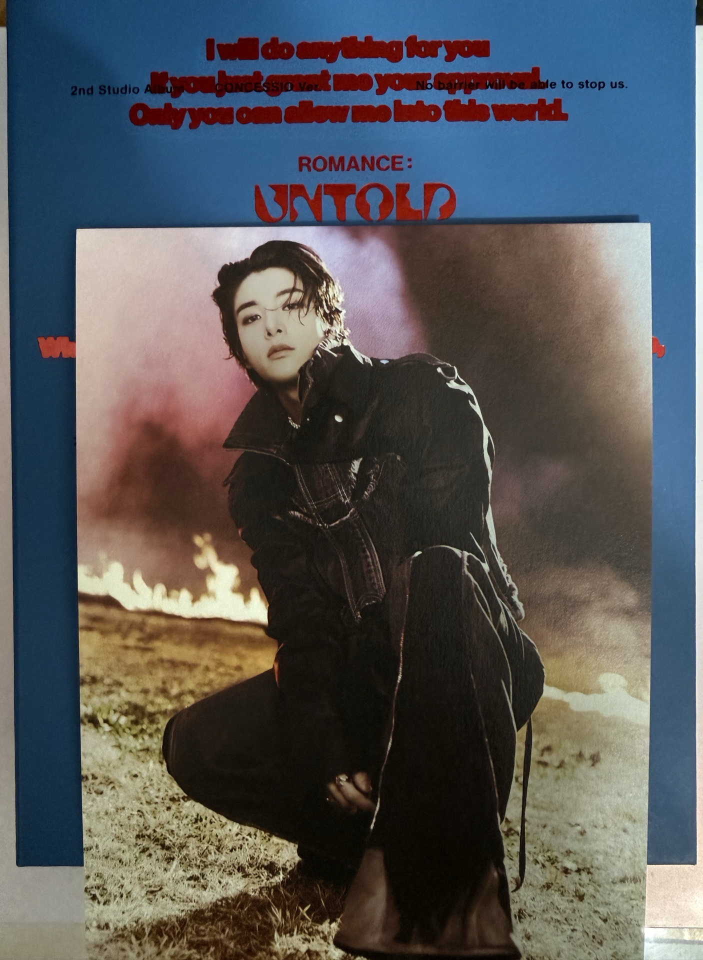 ENHYPEN 正二 藍版 專輯 空專 明信片 沈載倫 JAKE