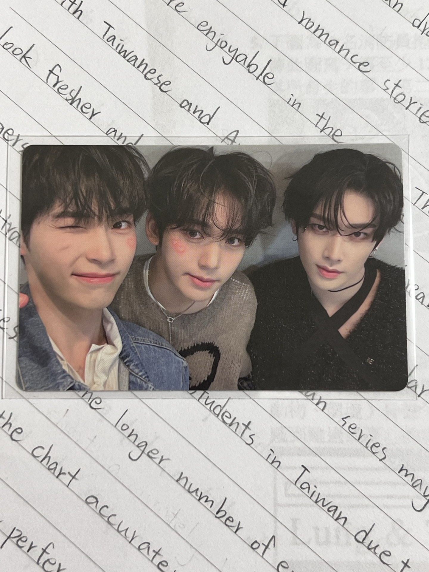 zb1迷五pc特典三人卡彬辰銳