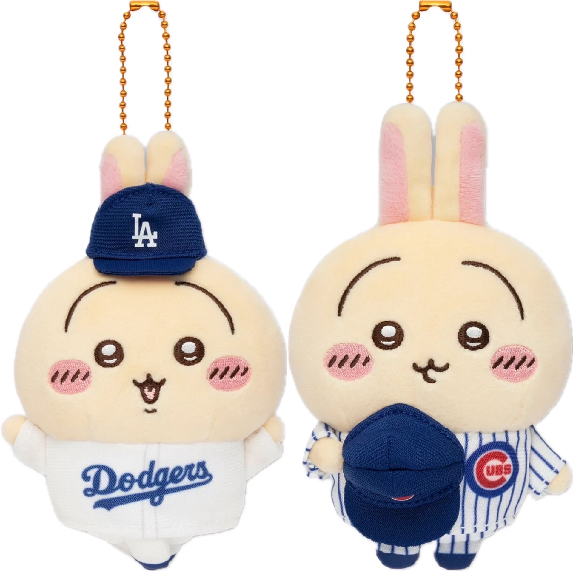 MLB 道奇+小熊隊 兔兔 （每款各1=共2隻）