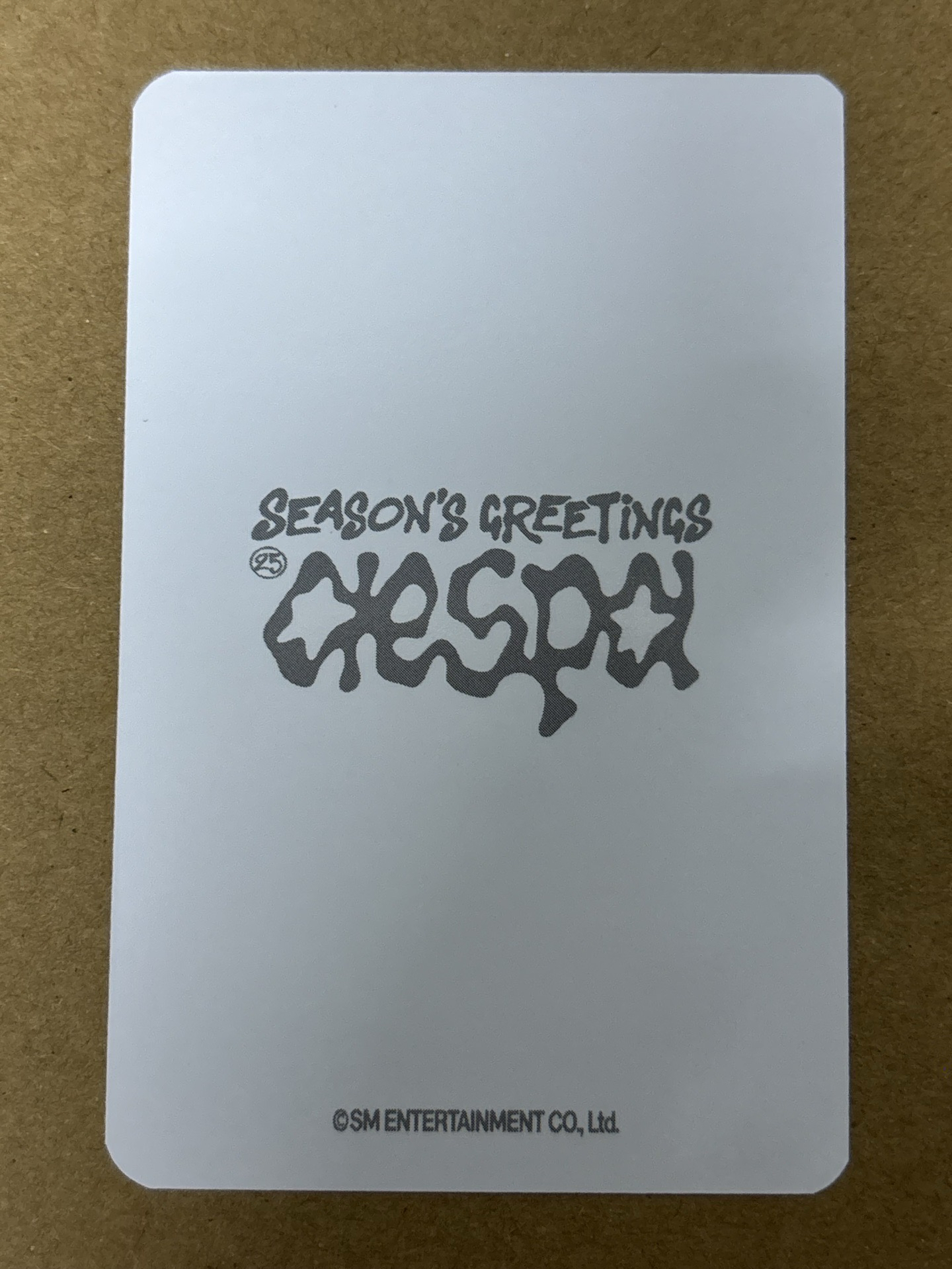 aespa Karina 柚子 2025年曆 周邊卡 後續 照片組柚