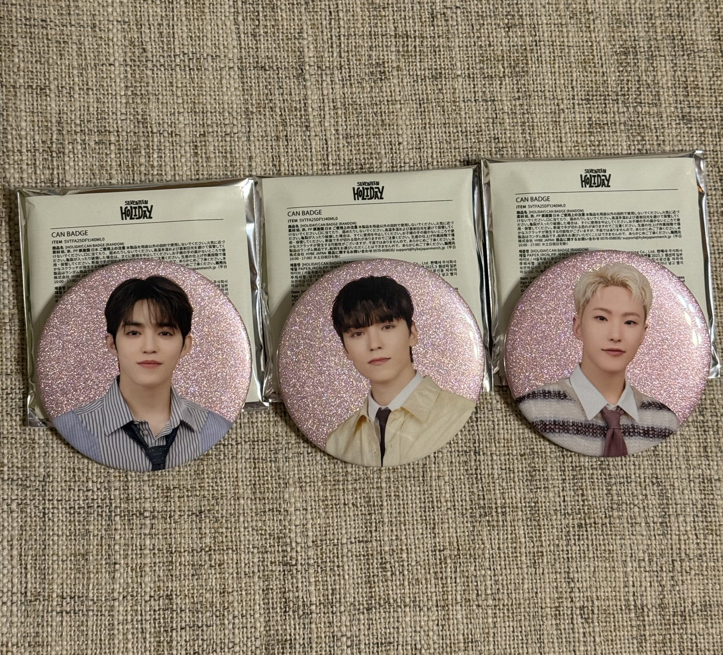 ✨HOLIDAY fan meeting徽章✨哲榮率🍒🐯🐻‍❄️