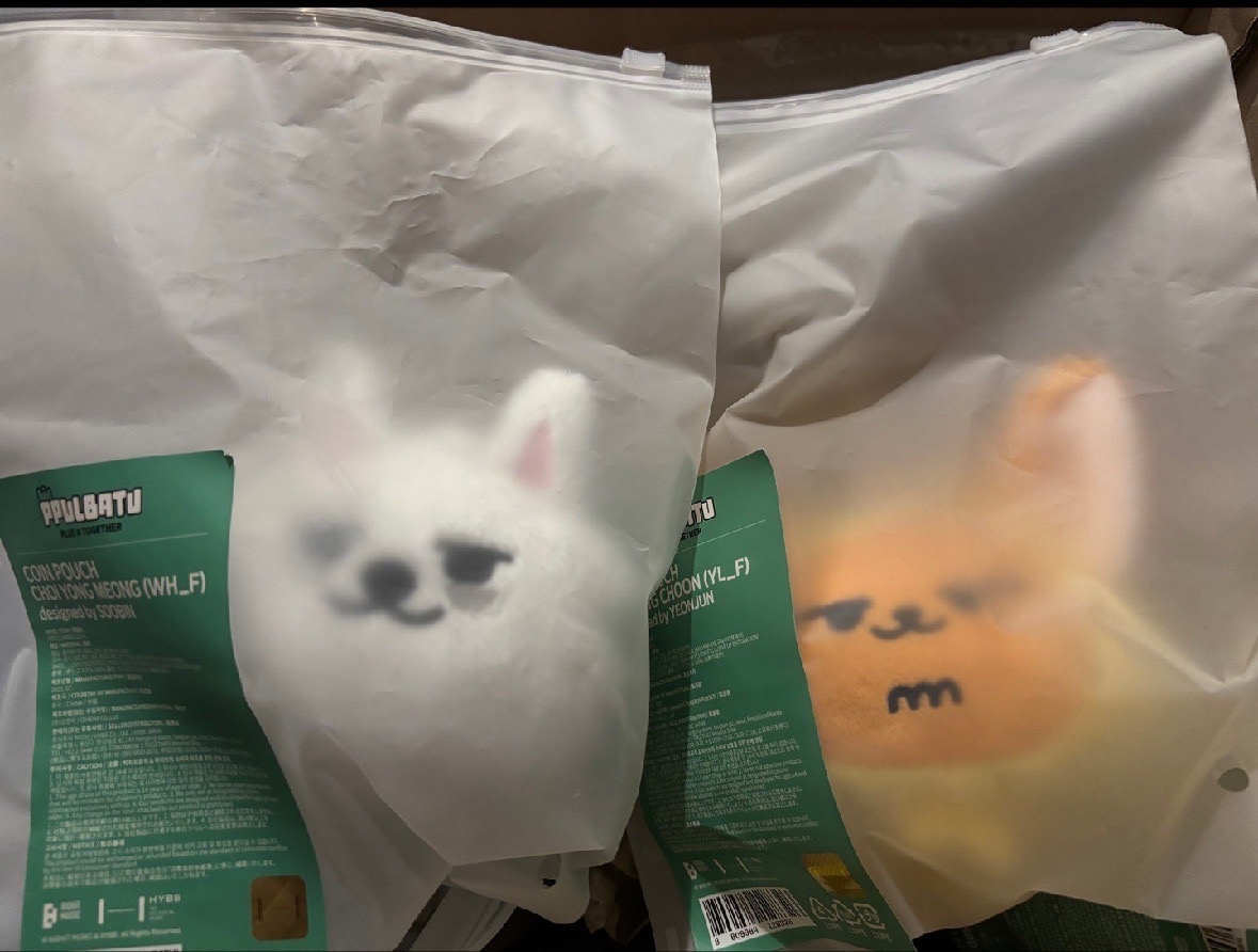 TXT角巴兔 大頭吊飾 零錢包