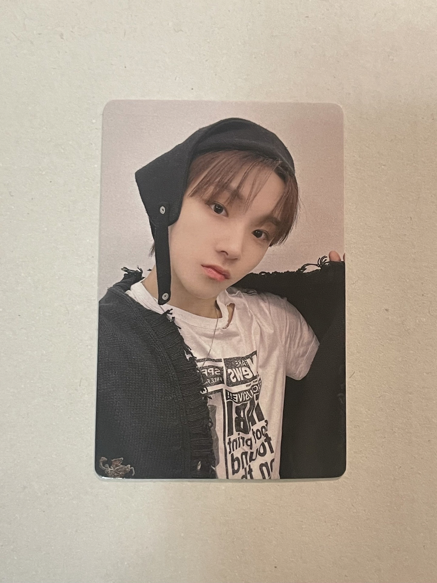 WHY yzy簽售卡 金雲鶴（中背：云在比心）