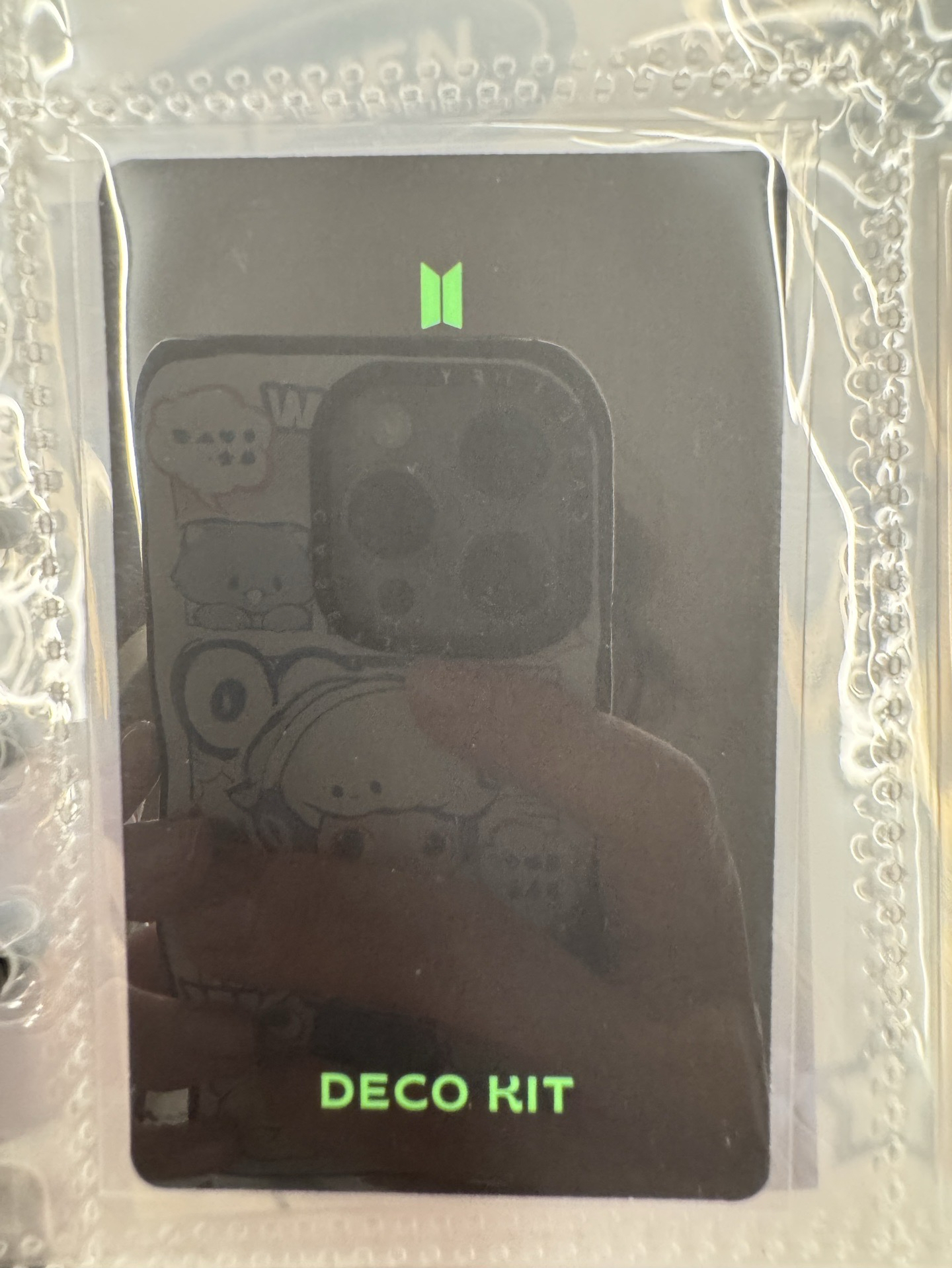 BTS 防彈少年團 金泰亨 V deco kit 隨機卡