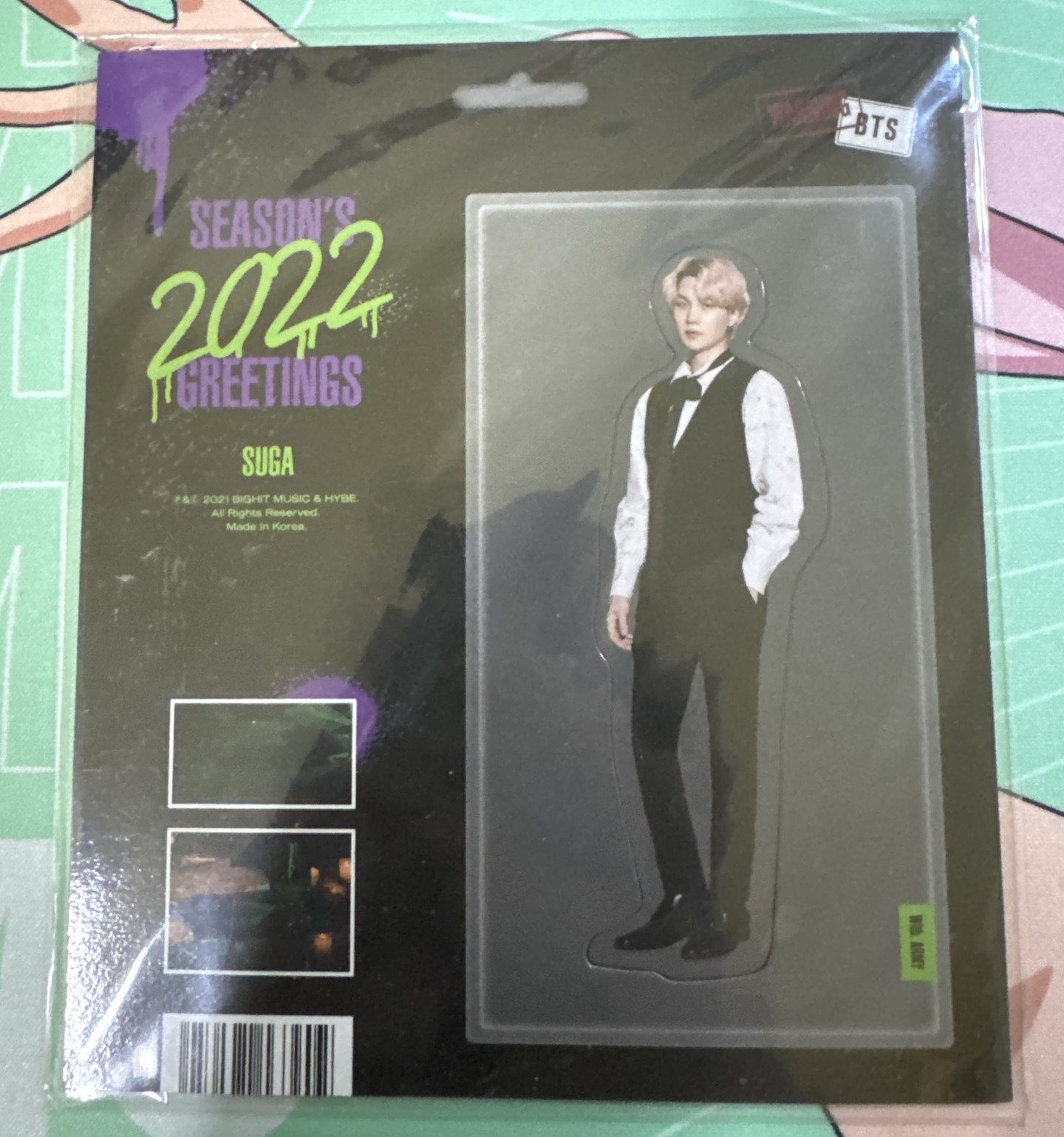 BTS 2022年曆組隨機磁鐵 明信片