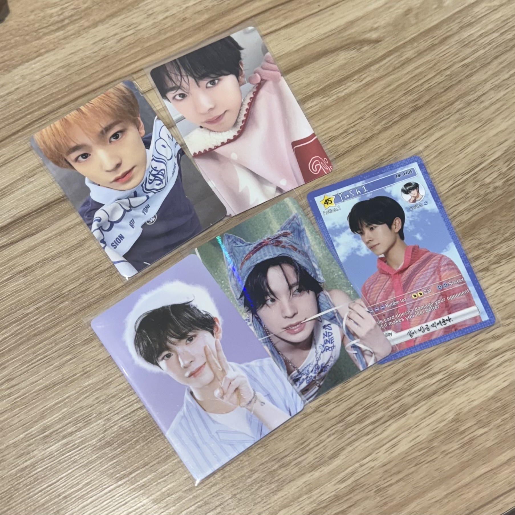 yushi小卡5張一組