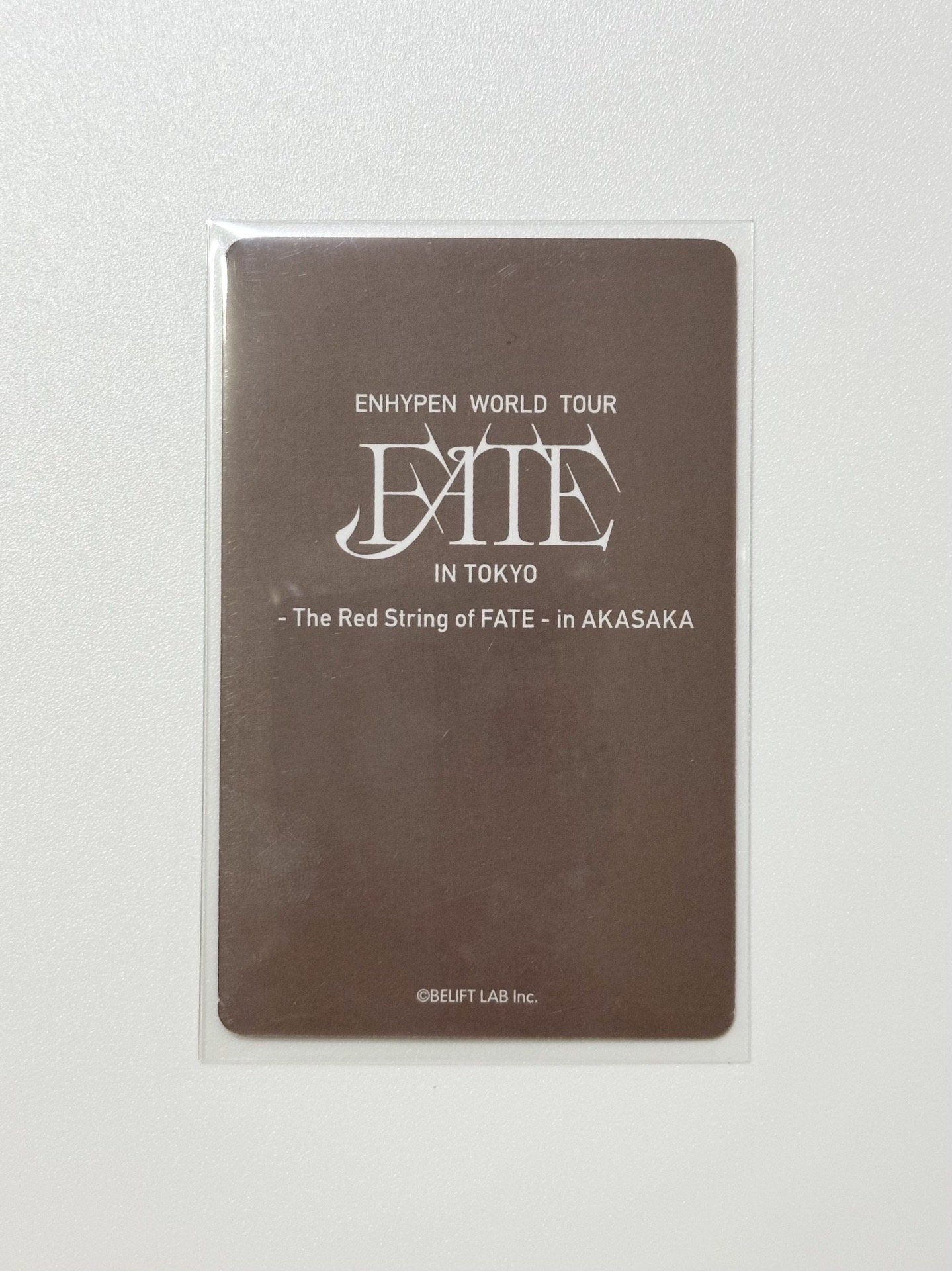 ENHYPEN JAKE 沈載倫 The Red String of FATE in AKASAKA 小卡