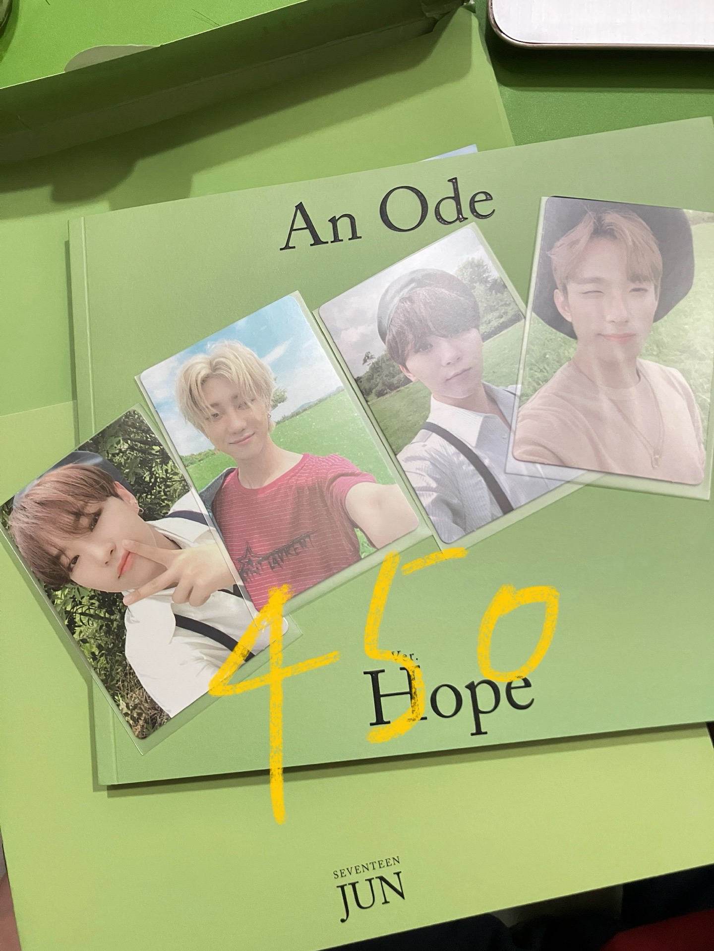 正規三 an ode 綠版 全專