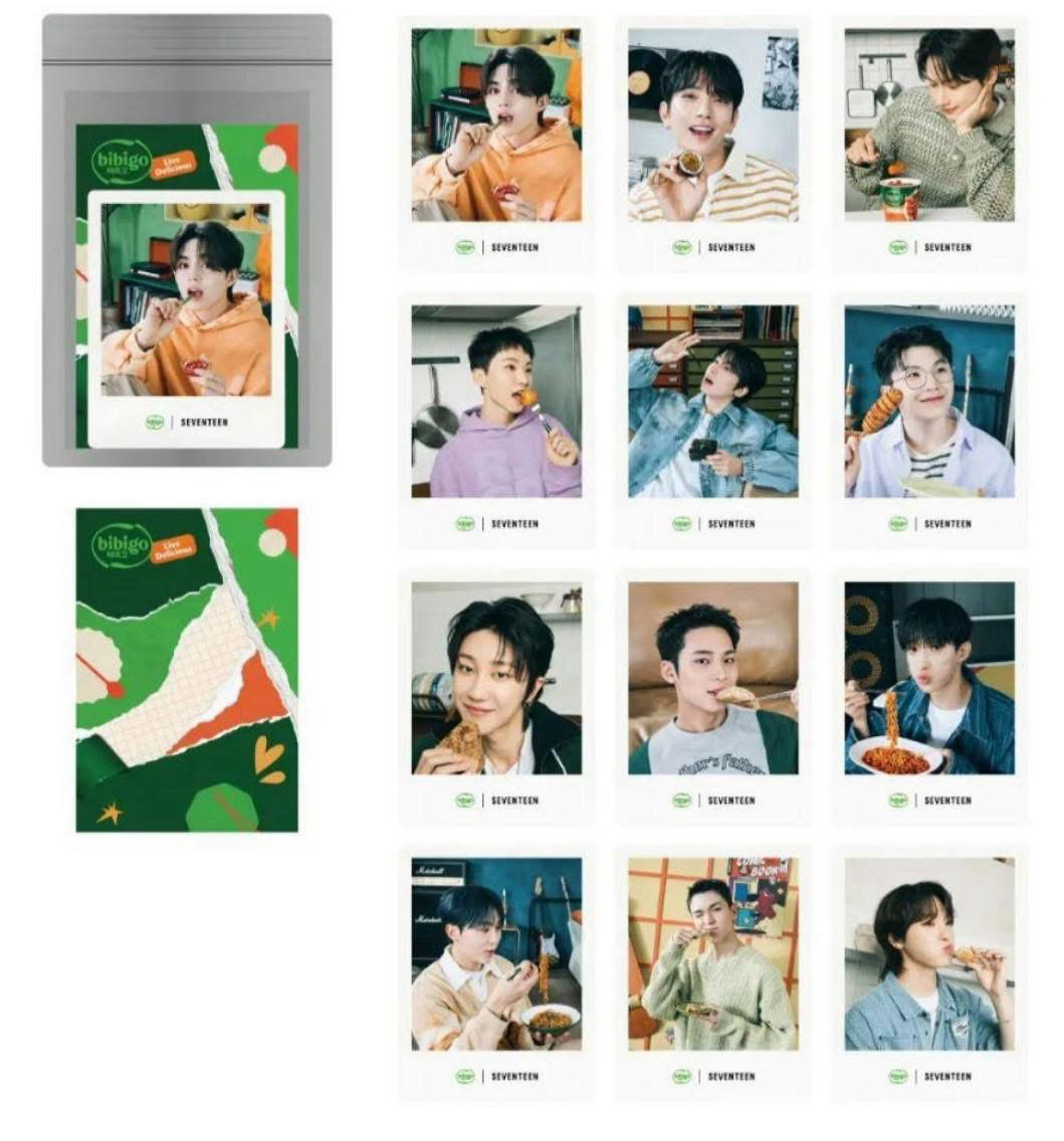 Bibigo 代言卡一套（缺哲）