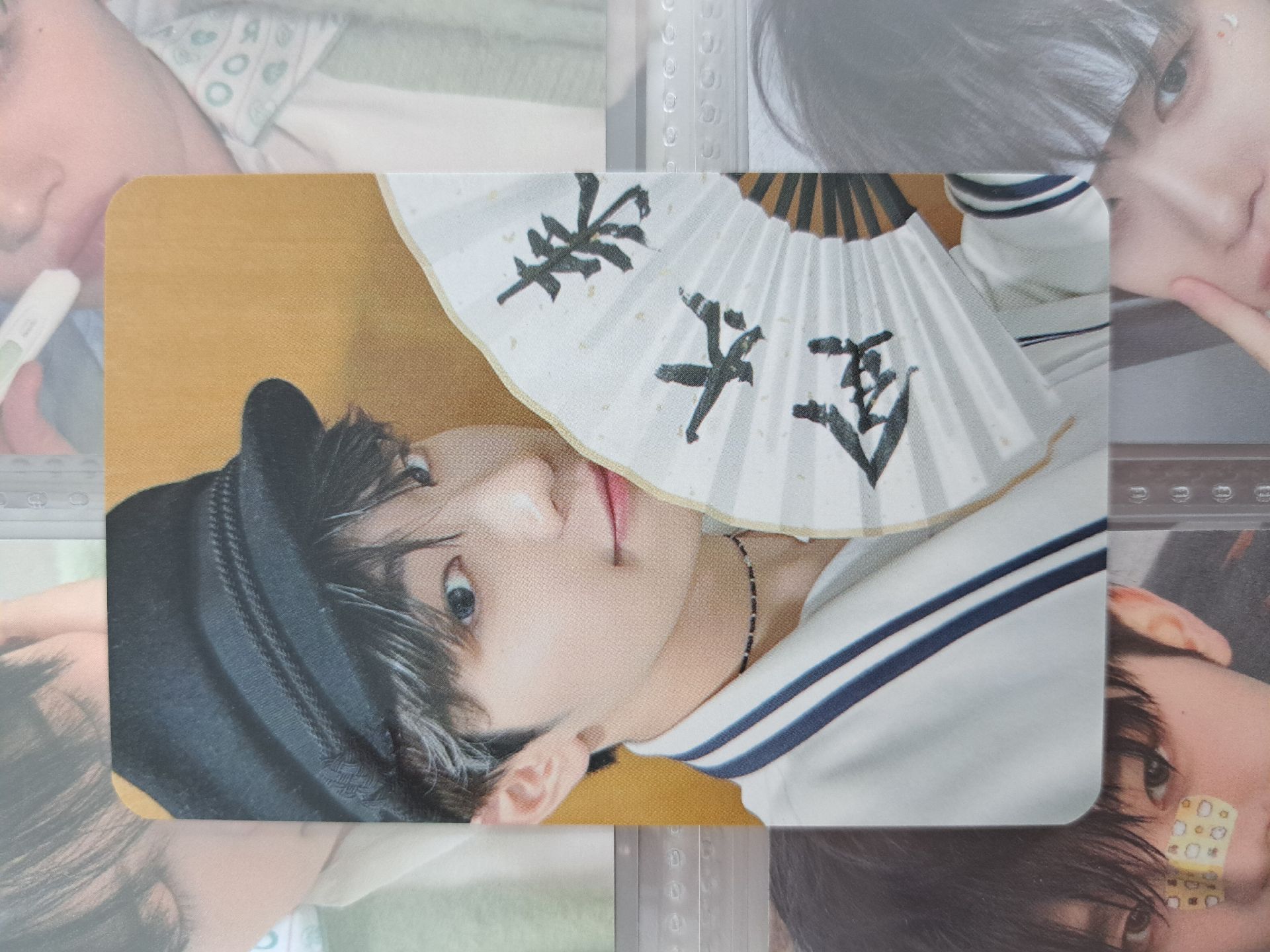 數星星摺扇來 卡背：成為閃亮的星星照亮你