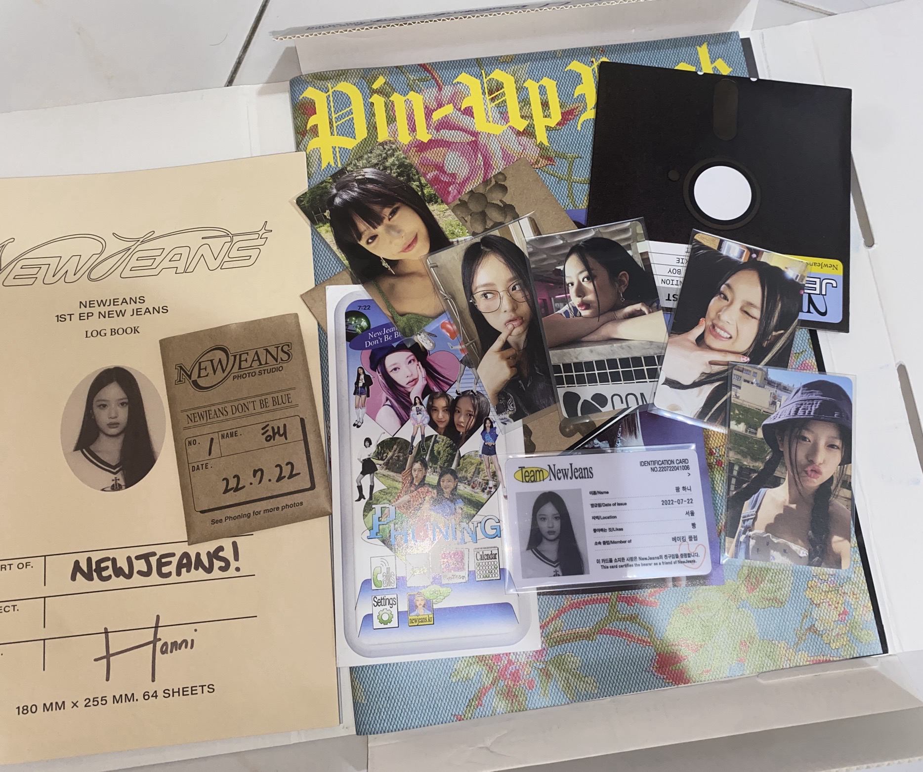 Newjeans Hanni 藍書已拆全專