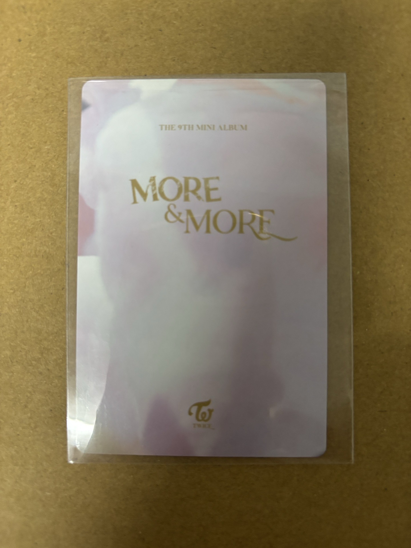 twice 定延 MORE & MORE 專輯卡 