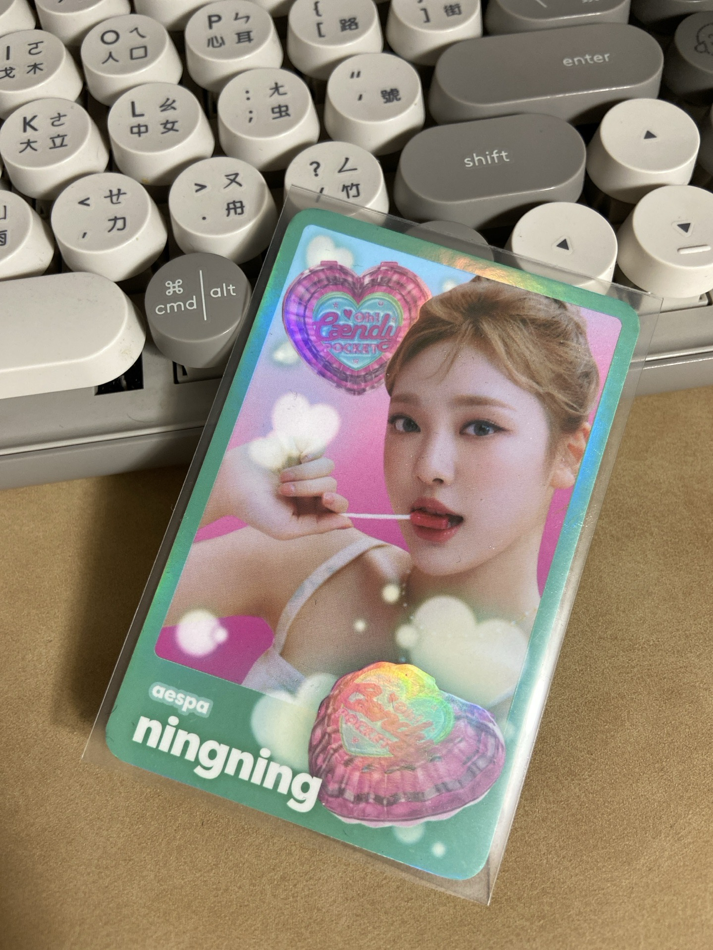 🤎aespa cændy 白色情人節隨機卡官拍寧