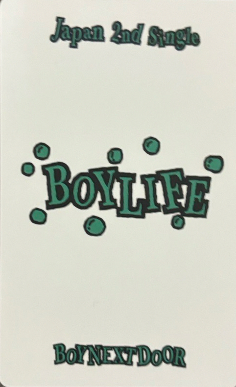BOYNEXTDOOR boylife UMS特典