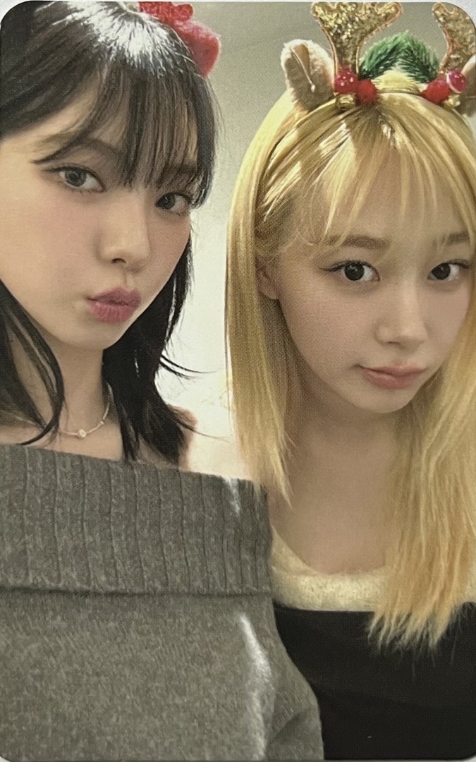 aespa 柚吉 23年雙人聖誕卡