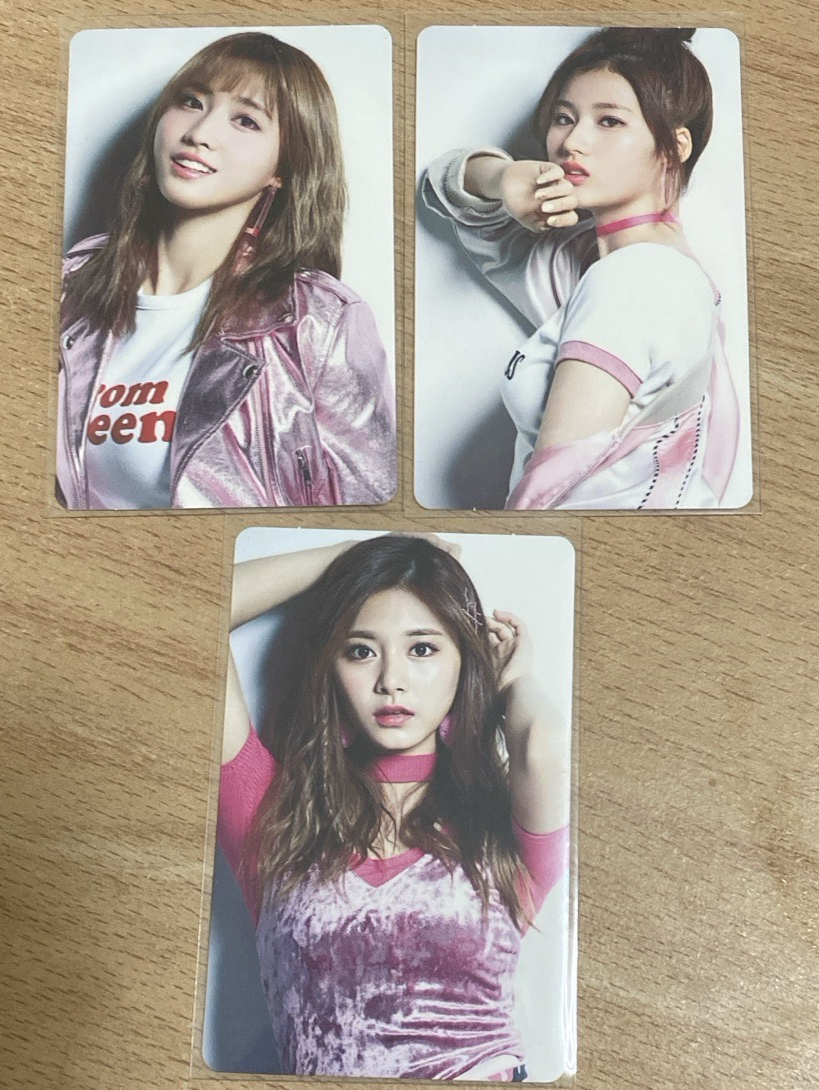#TWICE 日專專卡 復刻版 桃紗瑜三張一起