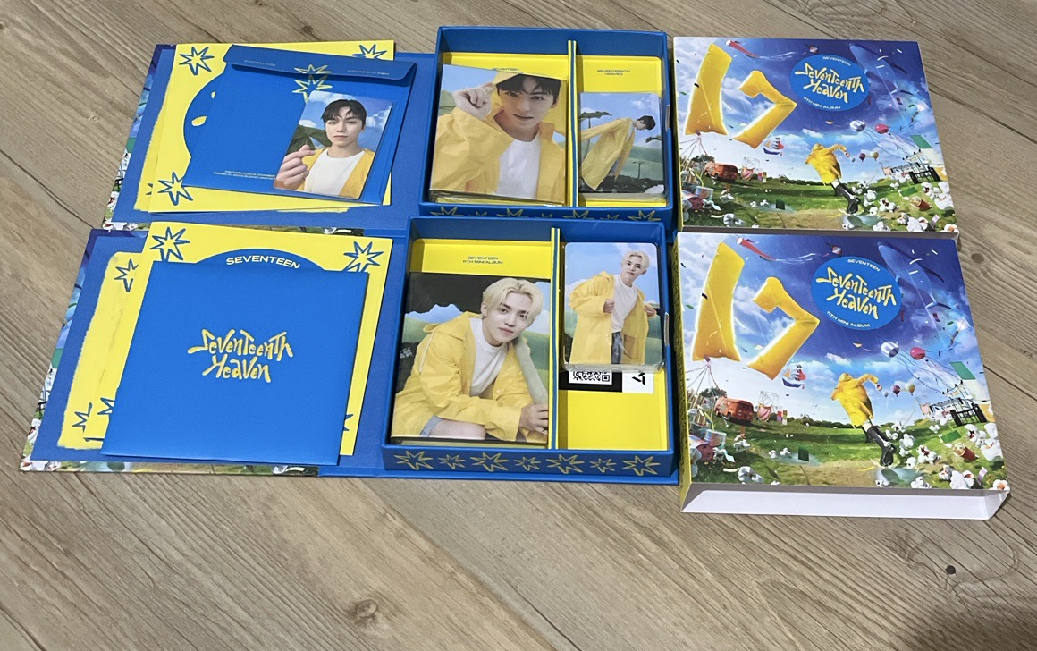 SEVENTEEN MINI11 SEVENTEENTH Heaven 克拉盤（雨衣盤）Vernon 空專+1隨機卡