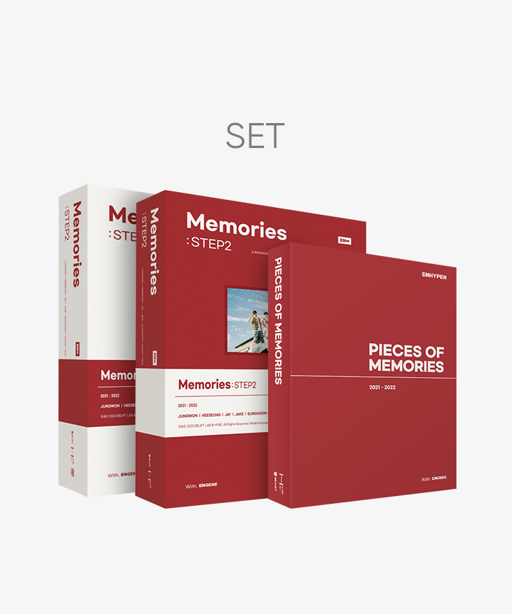 Memories : STEP 2 DIGITAL CODE + DVD + PIECES OF MEMORIES [2021-2022] SET