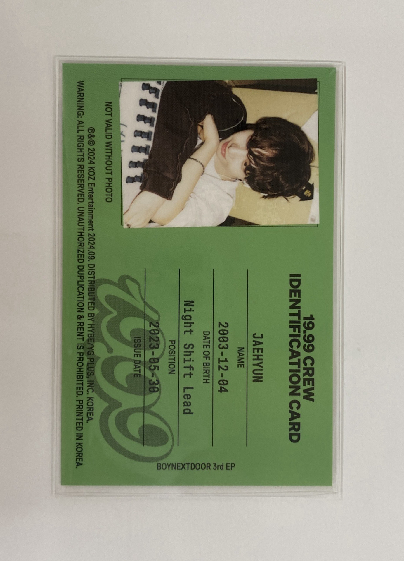 💭Jaehyun 19.99 ID卡