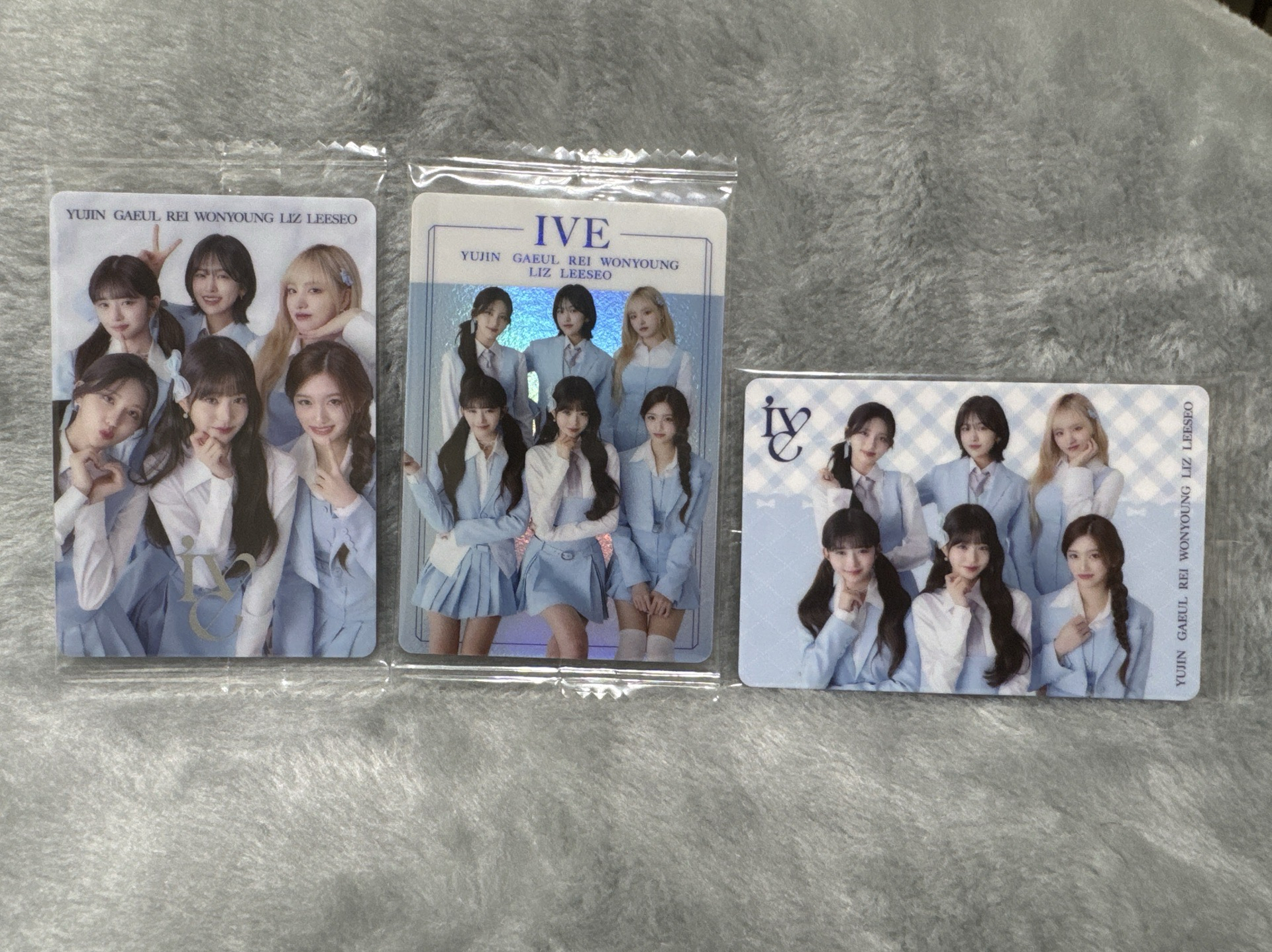 IVE 團體 餅乾卡
