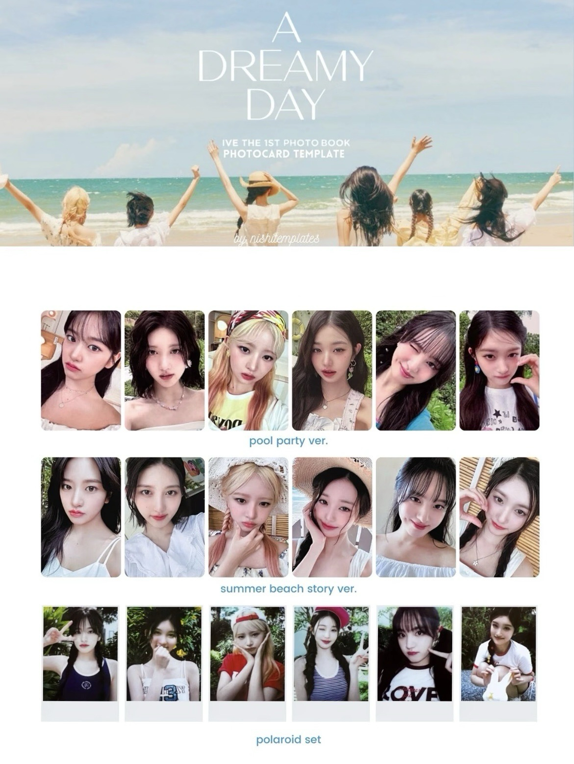 🩵IVE｜怜 秋 瑞 ｜夏日寫真